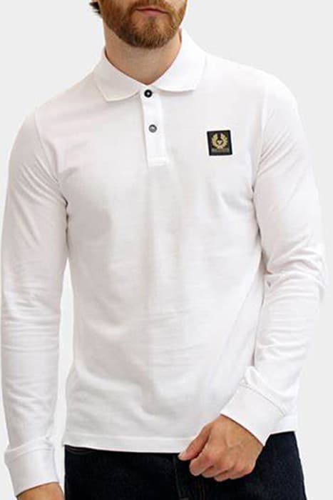 BELSTAFF LS POLO WHITE by Belstaff