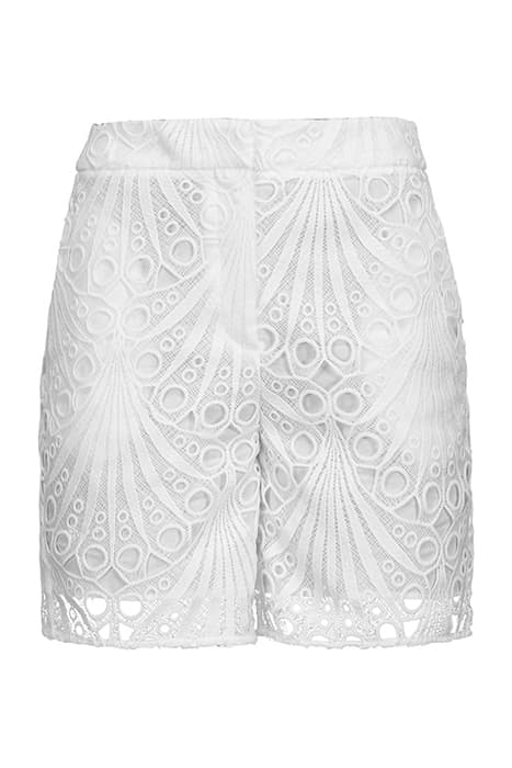 ADULARE SHORTS RETE RICAMO BUT RADIANT WHITE by PINKO