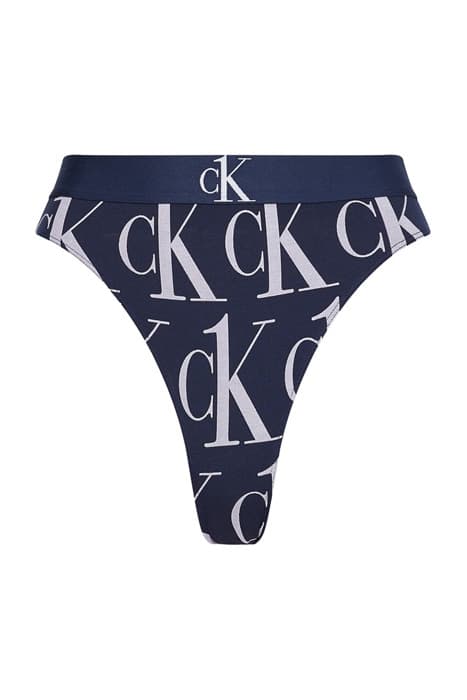 CHEEKY BIKINI PLUSH CK1 PRINT_BLUE SHADOW by Calvin Klein