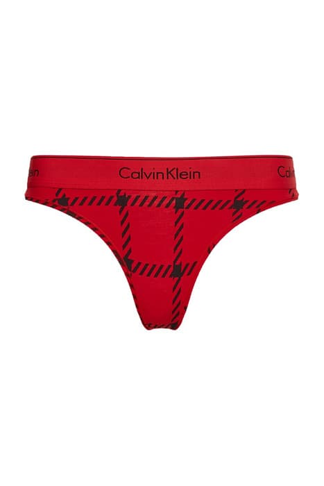 BIKINI MENS WINDOW PANE_RUSTIC RED by Calvin Klein