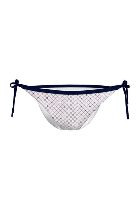 STRING SIDE TIE BIKINI HILFIGER ARGYLE AOP by Tommy Hilfiger