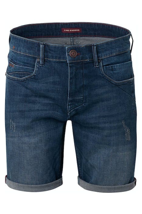 SHORT DARK DENIM STRETCH DARK DENIM by No Excess