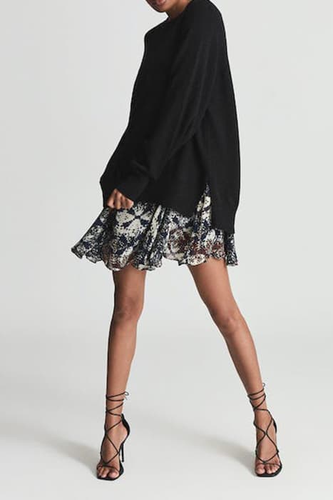 MIA BLACK PRINT by Reiss