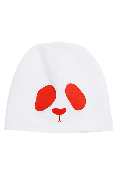 PANDA REV BEANIE RED by Mini Rodini