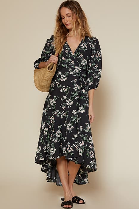 FLEETWOOD DRESS PITCH BLACK LAZY DAISY by Outerknown