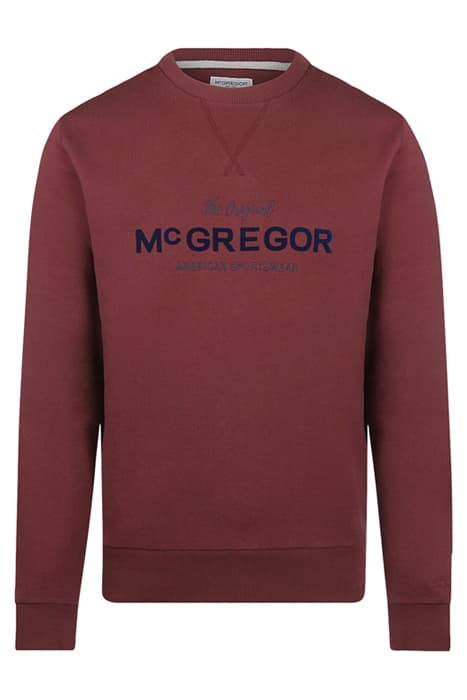 C NECK GRAPHIC SWEAT MP TAWNY PORT by McGregor