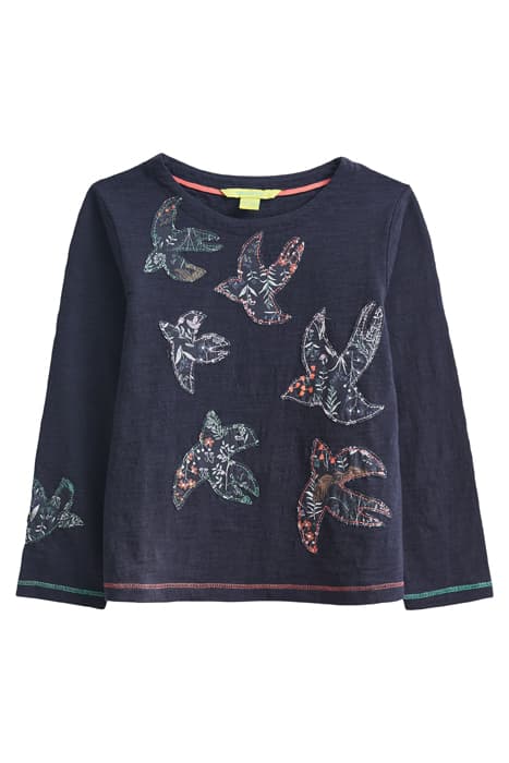 FLYING AHEAD SWEAT NAVY MULTI by White Stuff