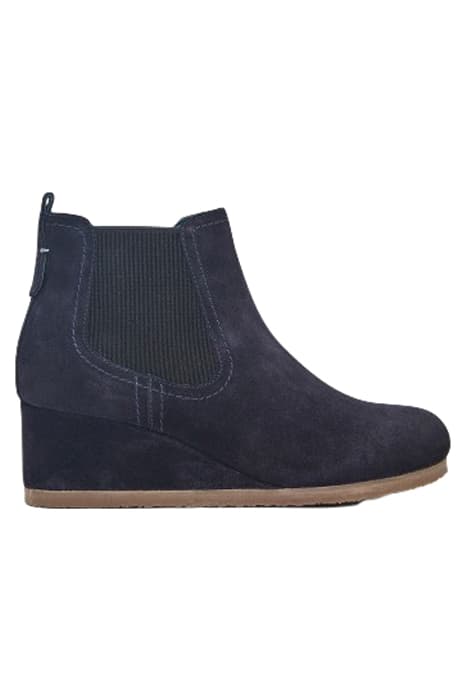 ISSY SUEDE WEDGE BOOT DARK NAVY by White Stuff