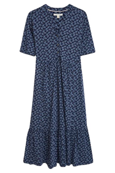 NAYA ORGANIC JERSEY DRESS NAVY MULTI by White Stuff