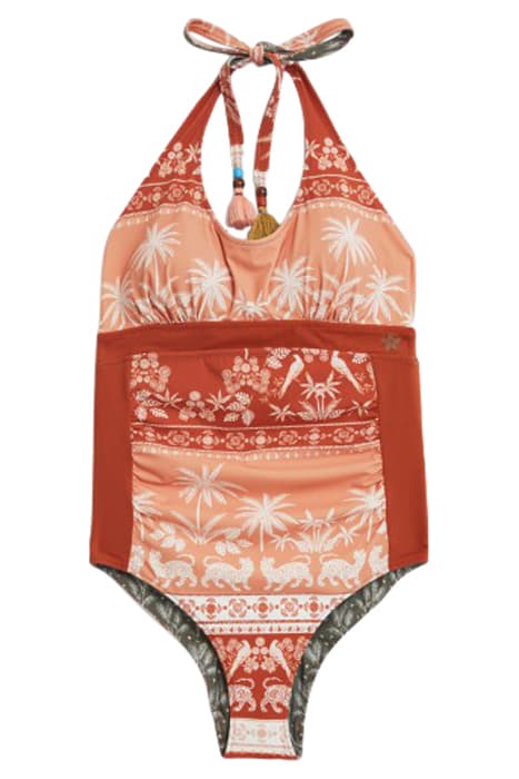 CALIFORNIA REVERSIBLE SWIMSUIT ORANGE MLT by White Stuff