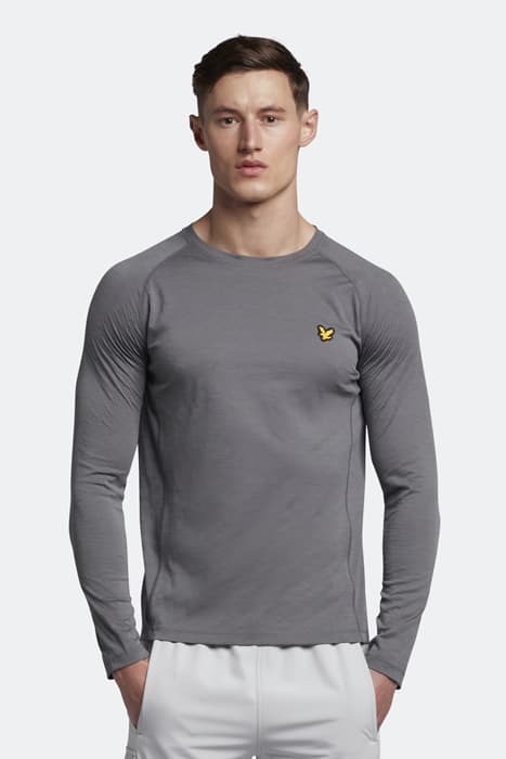 GRAPHENE BASELAYER ROCK GREY MARL by Lyle & Scott