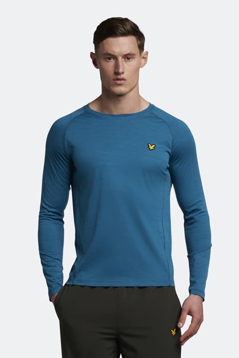 GRAPHENE BASELAYER SPACE BLUE MARL by Lyle & Scott