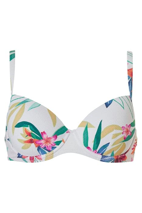 SW BRA TSHIRT BRI WHITE PARADISE BRIGHT FLOWER by Livera