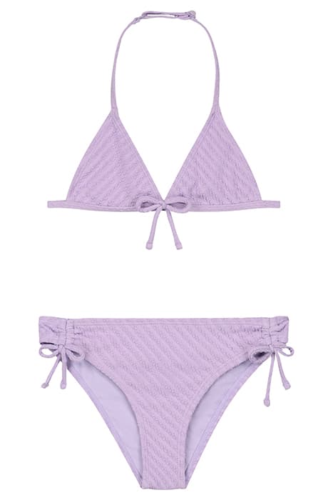 GIRLS LIZZY BIKINI SET IBIZA WAVES STRUCTURE LAVENDER PURPLE by Shiwi