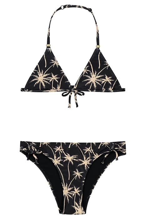 GIRLS LIZZY BIKINI SET VACATION PALM BLACK by Shiwi