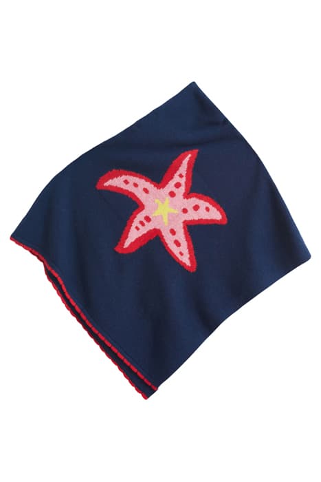 STARFISH PONCHO NAVY MULTI by White Stuff