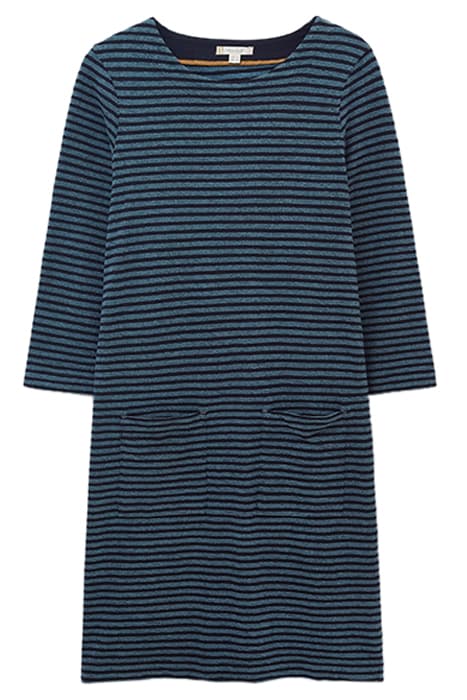 SKYE STRIPED JERSEY DRESS NAVY MULTI by White Stuff