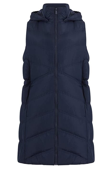 GILET ROW HOOD MID DARK NAVY by French Connection