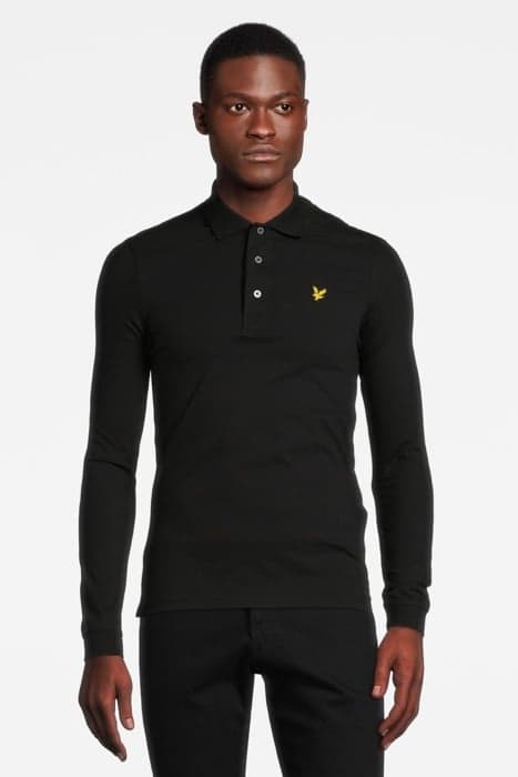 LS POLO SHIRT JET BLACK by Lyle & Scott