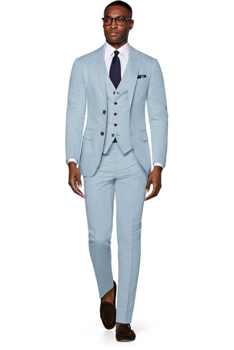 Light Blue Brescia Trousers by Suitsupply