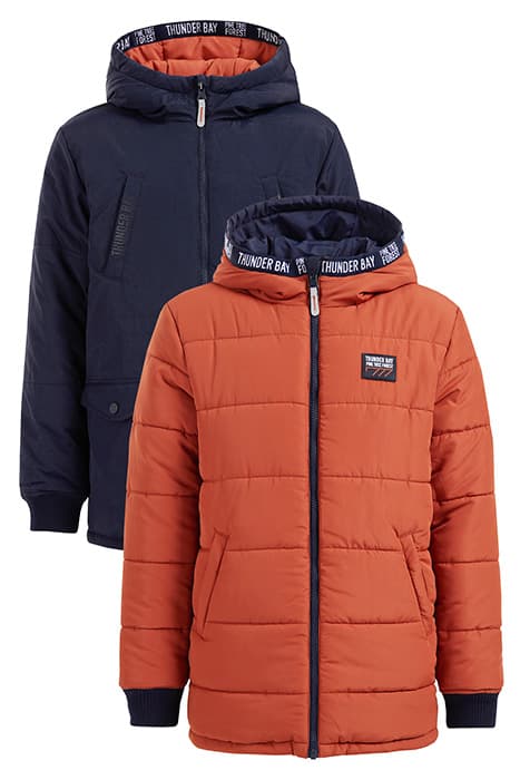 BOYS REVERSIBLE PARKA DARK BLUE by WE Fashion