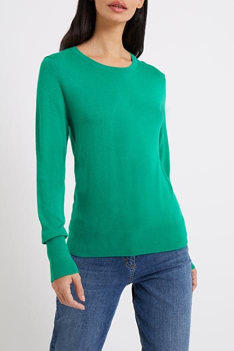 CREW NECK EMERALD GREEN by French Connection