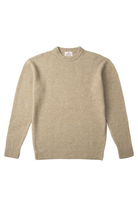 MEDIUMKNIT ROUNDNECK DESERT SAND by Woodrow