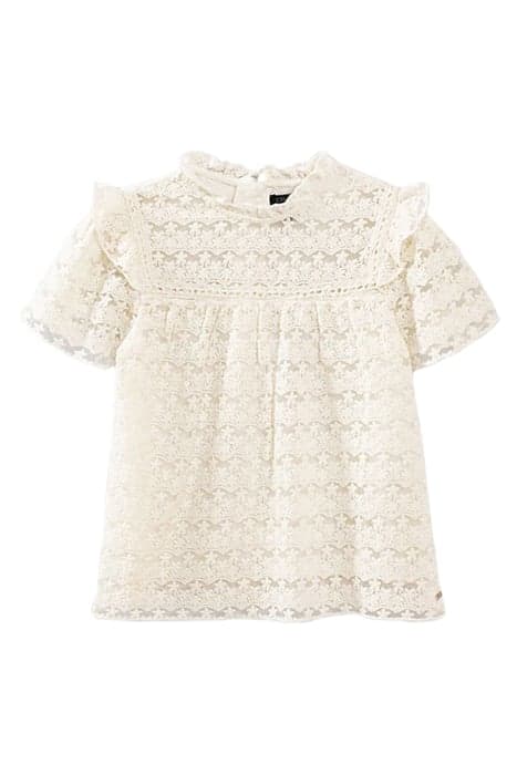 GIRLS’ IVORY STAR LACE BLOUSE by IKKS