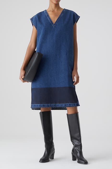 V-NECK DRESS DARK BLUE by Closed