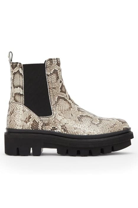 BEA SNAKE BOOT TAUPE GREY by AllSaints