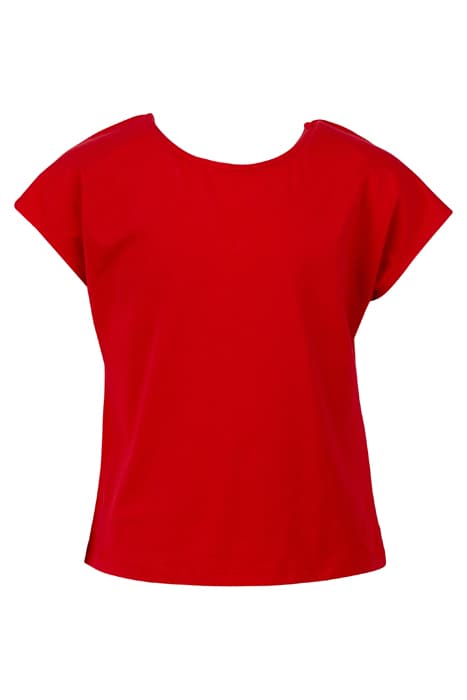 TEE WITH FANCY BACK RED by River Woods