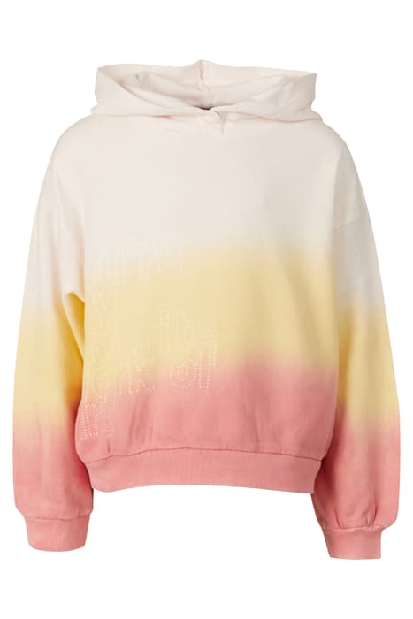 OVERSIZED HOOD SWT DIPDYE WHITE by River Woods