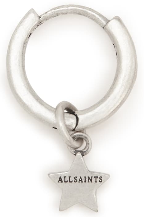 ASTRA HOOP EARRING WARM SILVER by AllSaints