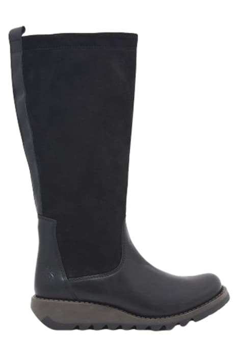 FLY SEME LONG BOOT PURE BLK by White Stuff