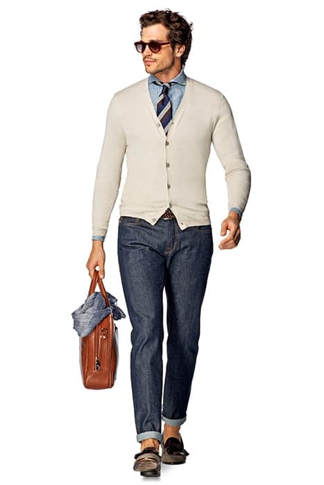 Casual Pants Dark Blue by Suitsupply