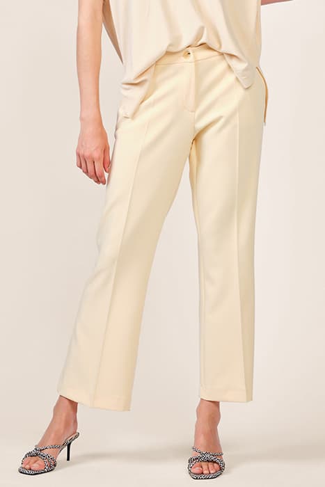 TROUSERS FLARE SOFT FOAM YELLOW by Summum Woman