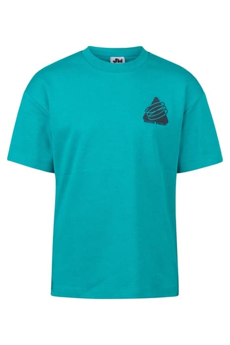 BA-WILEY T-SHIRT SS JILL&MITCH BY SHOEBY DARK TURQUOISE by Shoeby