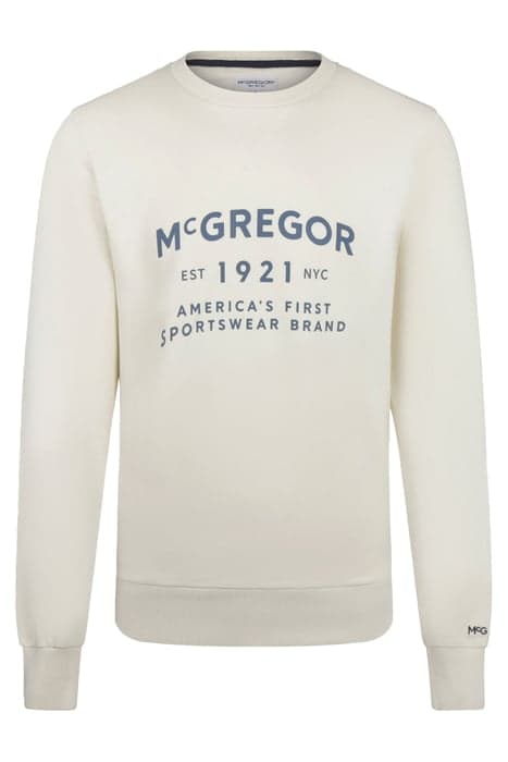 C- NECK SWEATSHIRT OFF WHITE by McGregor