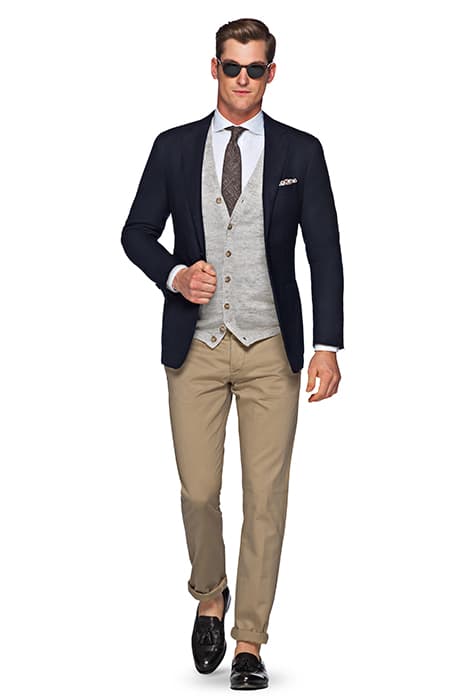 Casual Pants Khaki by Suitsupply