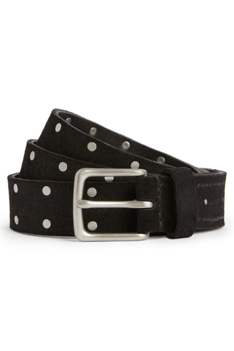 TRENT BELT BLACK/DULL NICKEL by AllSaints