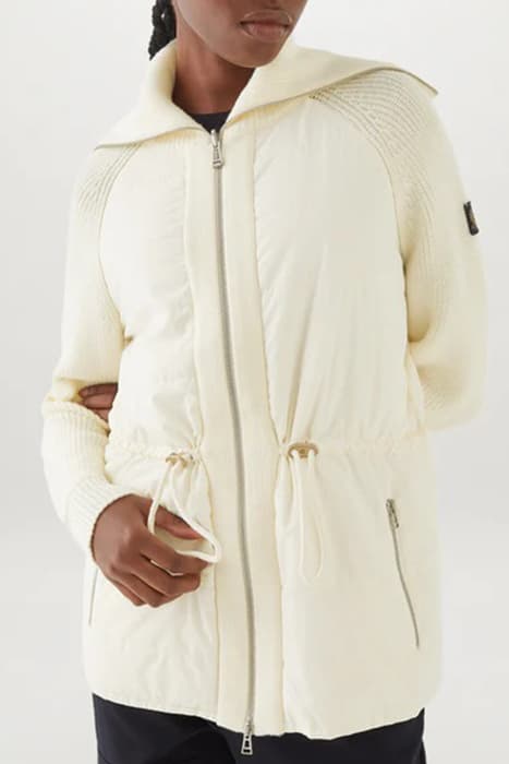 PATH ZIP CARDIGAN CREAM by Belstaff