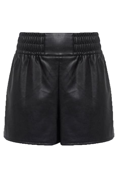 ETTA RECYCLED VEGAN LEATHER BLACK SHORT BLACK by French Connection