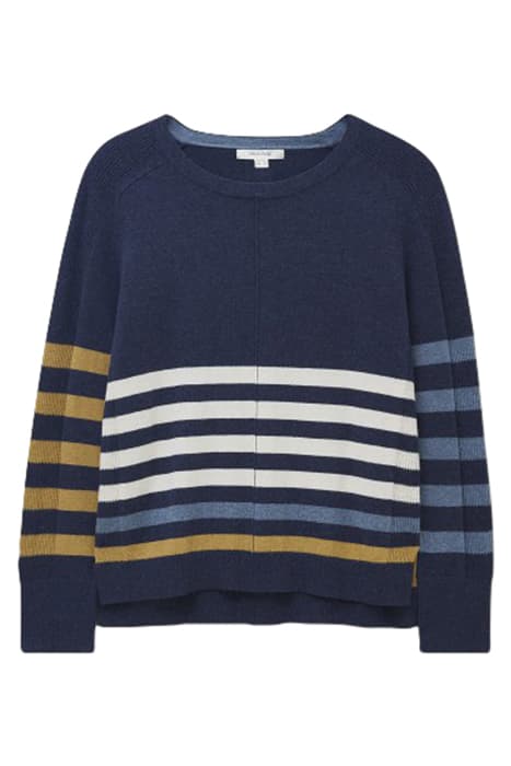 URBAN STRIPE JUMPER NAVY MULTI by White Stuff