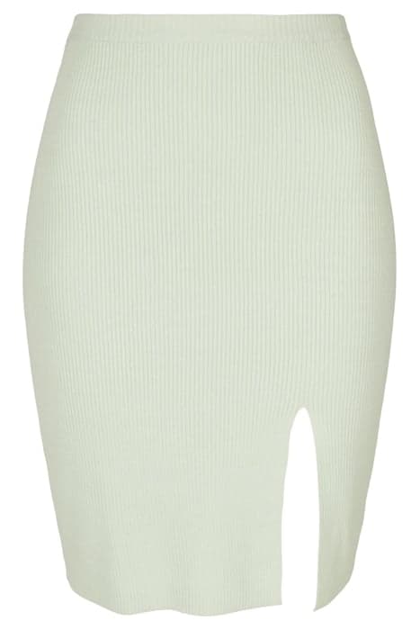 LADIES RIB KNIT SKIRT LIGHTMINT by Urban Classics