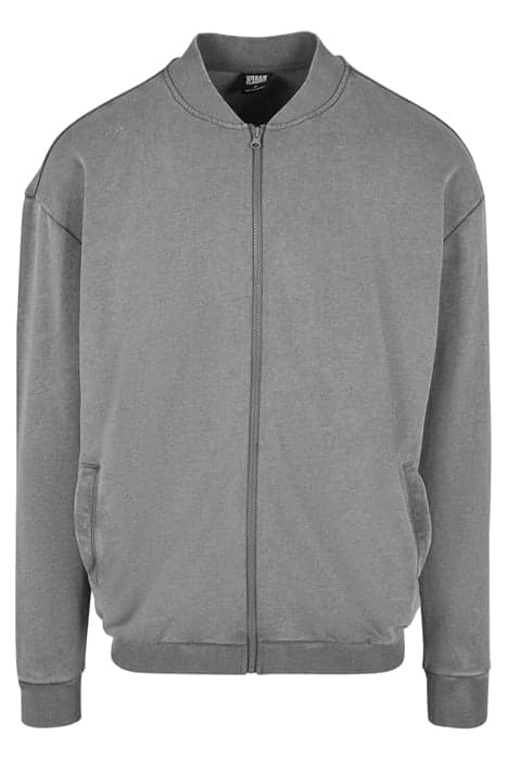 WASHED SWEAT BOMBER DARKSHADOW by Urban Classics