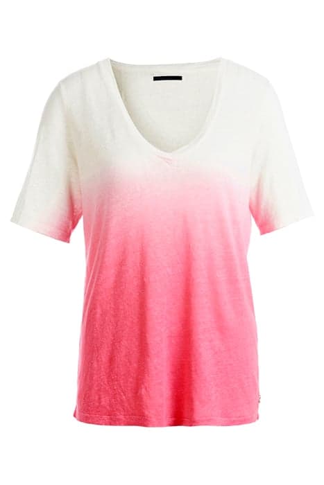 DIPDYE V-NECK TEE SS PINK by River Woods