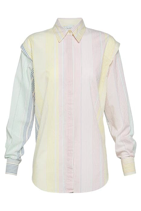 BAYADERA STRIPE POPLINE SHIRT MARSHMALLOW by forte_forte