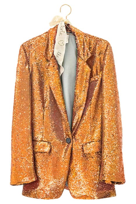 SEQUIN CHIC JACKET BRONZO by forte_forte