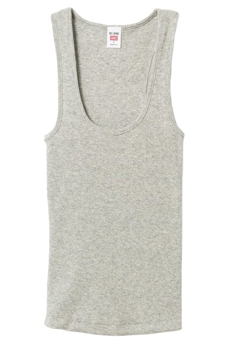 90S RECYCLED TOPS HEATHER GREY by RE/DONE