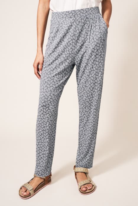 MAISON ECO VERO JERSEY TROUSER GREY MLT by White Stuff